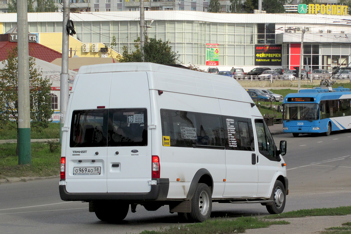 Пензенская область, Нижегородец-222709  (Ford Transit) № О 969 АО 58