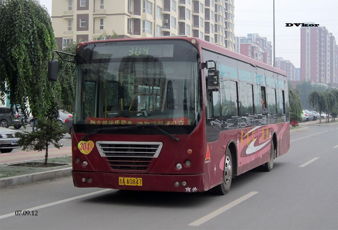Китай, FAW Jiefang CA6105SQ9 № 吉A A0847