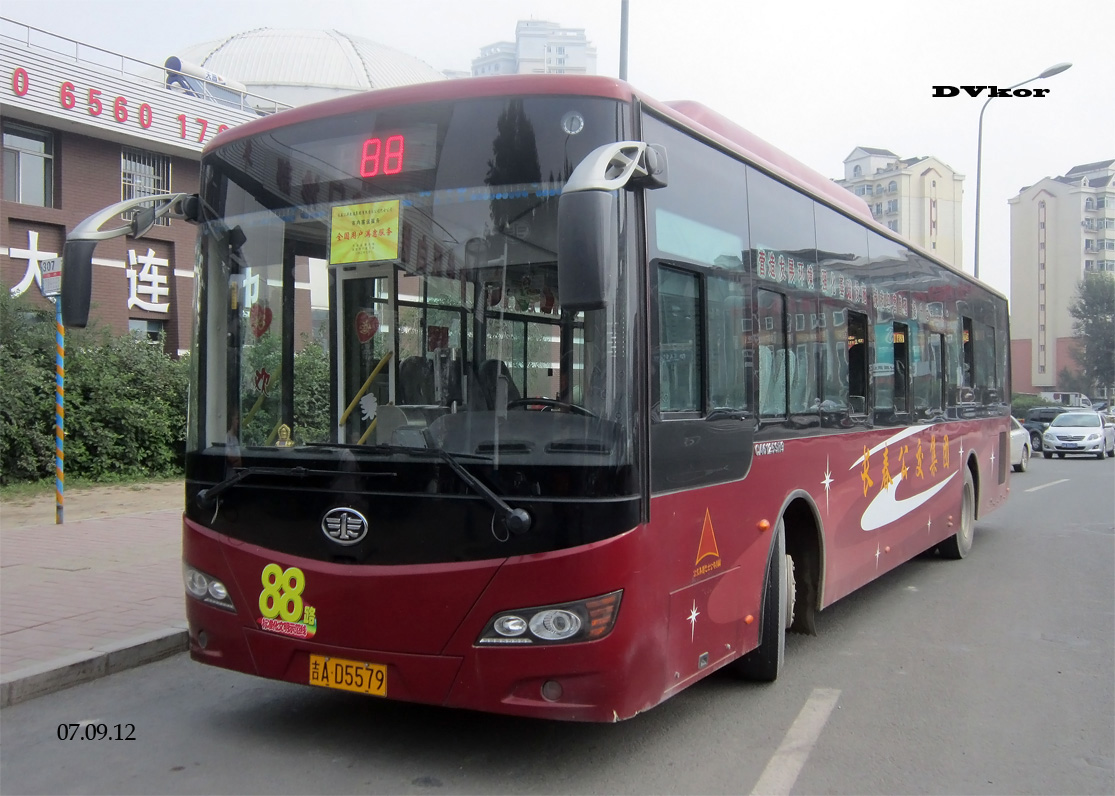 Китай, FAW Jiefang CA6125SH9 № 吉A D5579