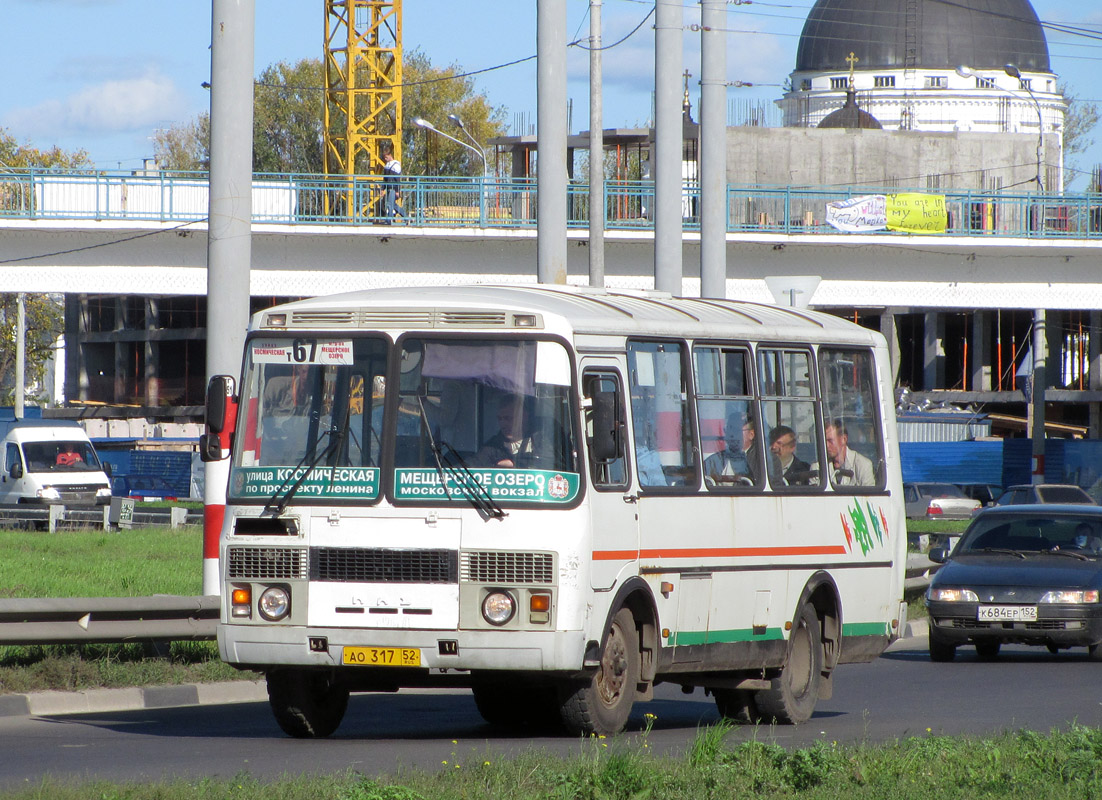 Нижегородская область, ПАЗ-32054 № АО 317 52