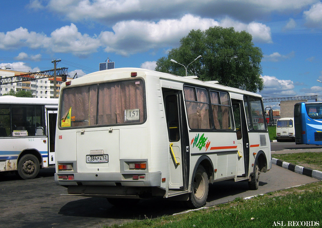 Новгородская область, ПАЗ-32054 № 106