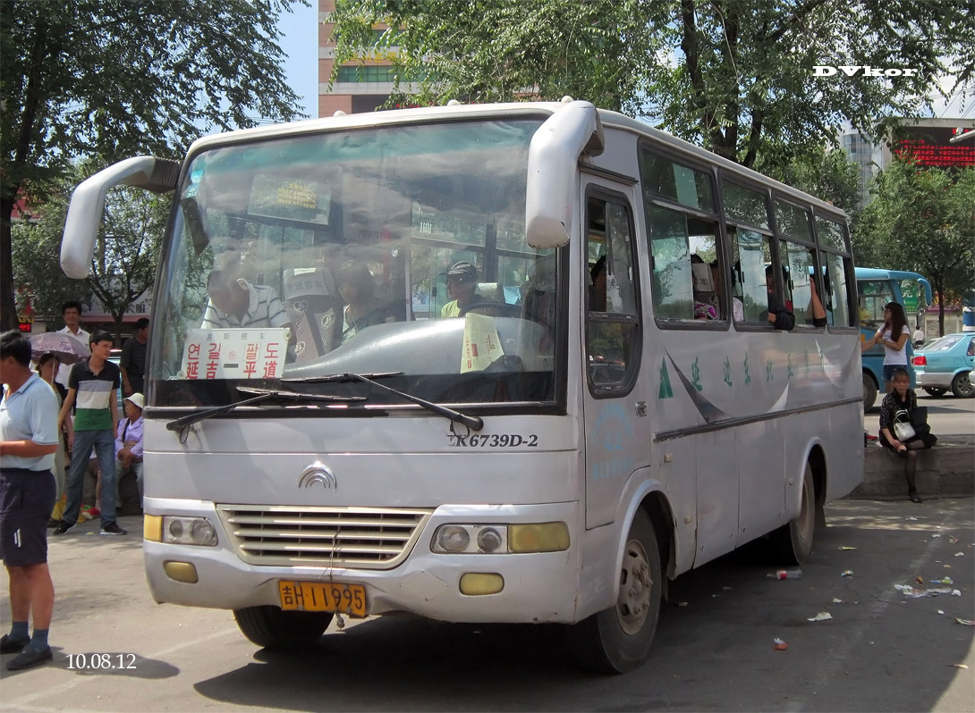 Китай, Yutong ZK6739D-2 № 吉H 11995