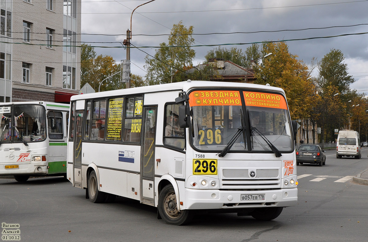 Санкт-Петербург, ПАЗ-320412-05 № 7588