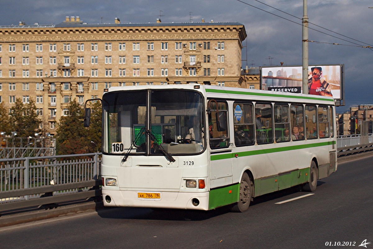 Санкт-Петербург, ЛиАЗ-5256.25 № 3129