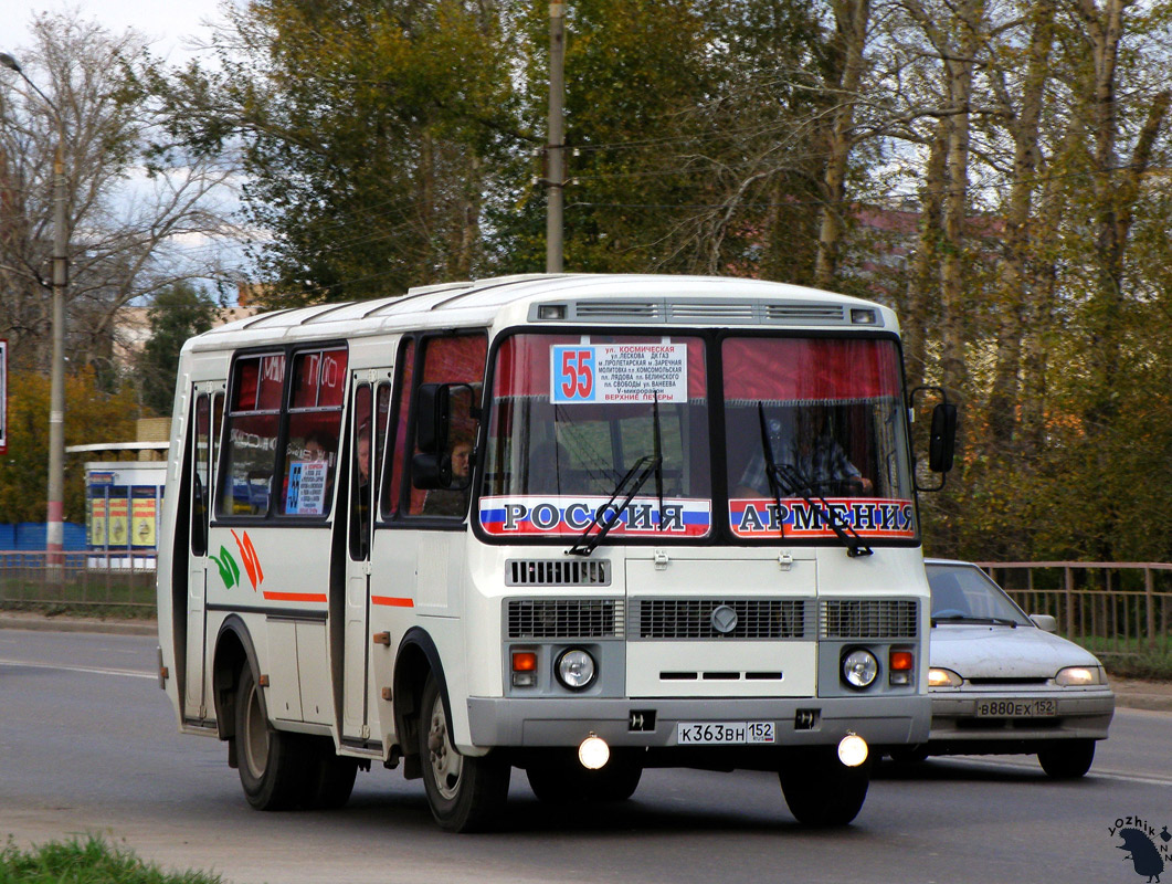 Ніжагародская вобласць, ПАЗ-32054 № К 363 ВН 152