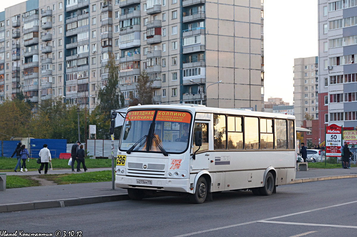 Санкт-Петербург, ПАЗ-320412-05 № 7589