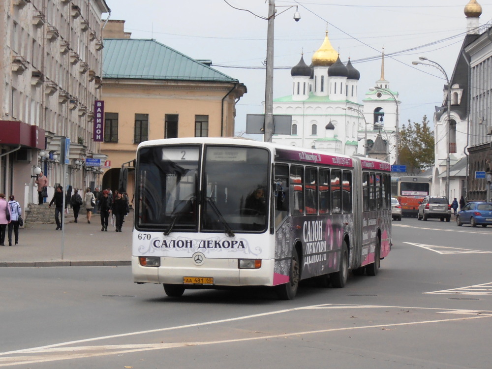 Псковская область, Mercedes-Benz O345G № 670