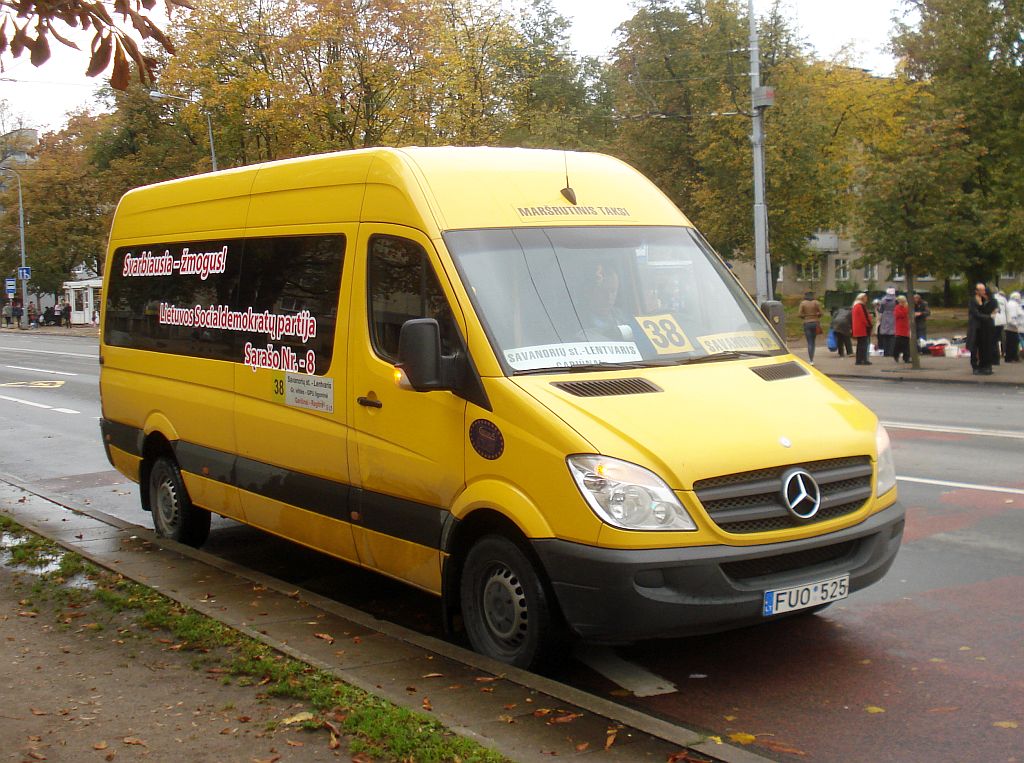 Литва, Mercedes-Benz Sprinter W906 311CDI № FUO 525