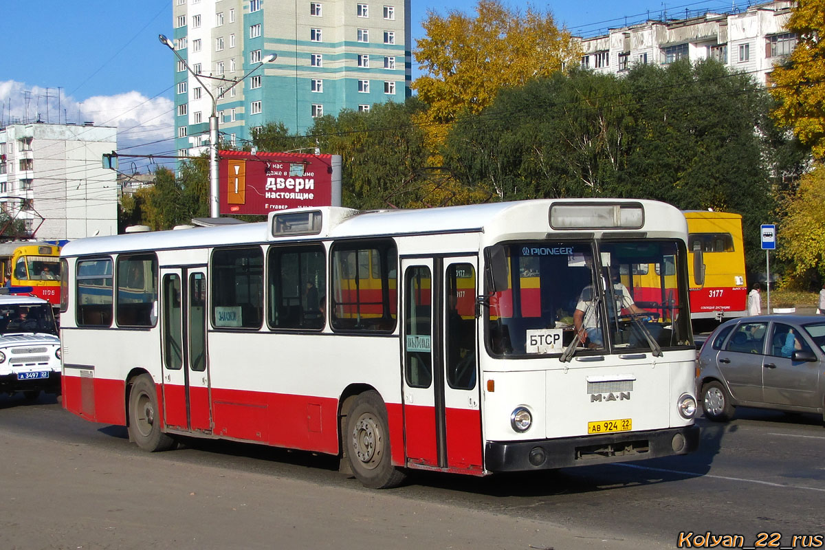 Алтайский край, MAN 192 SL200 № АВ 924 22