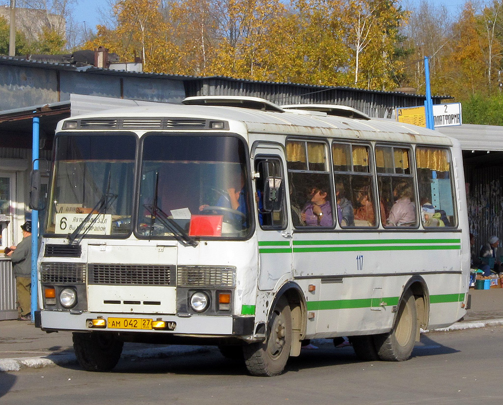 Хабаровский край, ПАЗ-32051-110 № 117