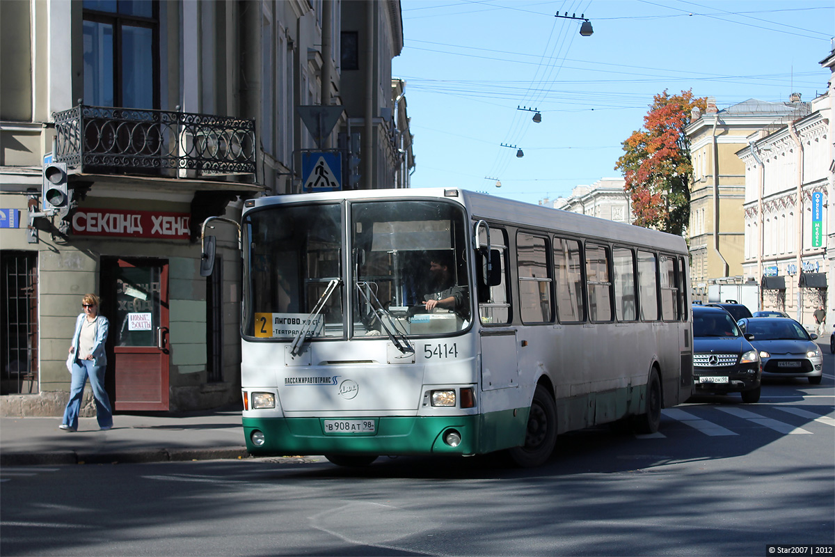 Санкт-Петербург, ЛиАЗ-5256.25 № 5414