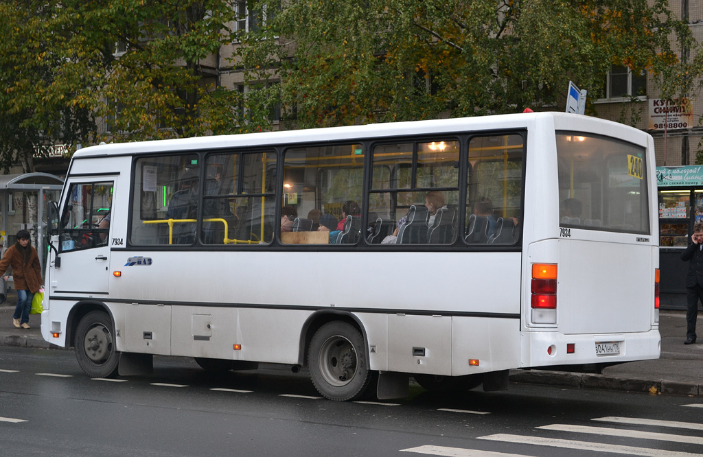 Санкт-Петербург, ПАЗ-320402-05 № 7934