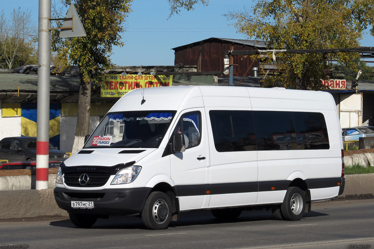 Чувашия, Луидор-22360C (MB Sprinter) № В 797 МС 21