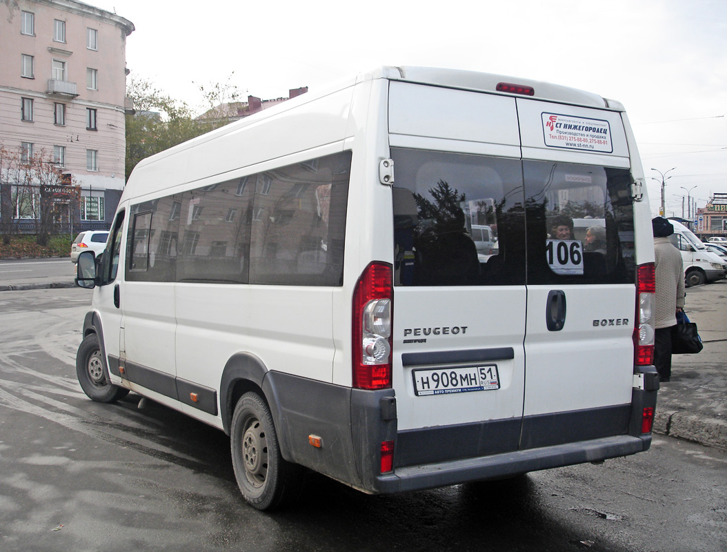 Мурманская область, Нижегородец-2227SK (Peugeot Boxer) № Н 908 МН 51