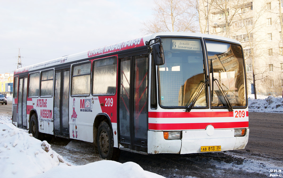 Вологодская область, Mercedes-Benz O345 № 209