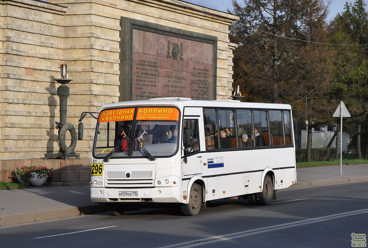 Санкт-Петербург, ПАЗ-320412-05 № 7578