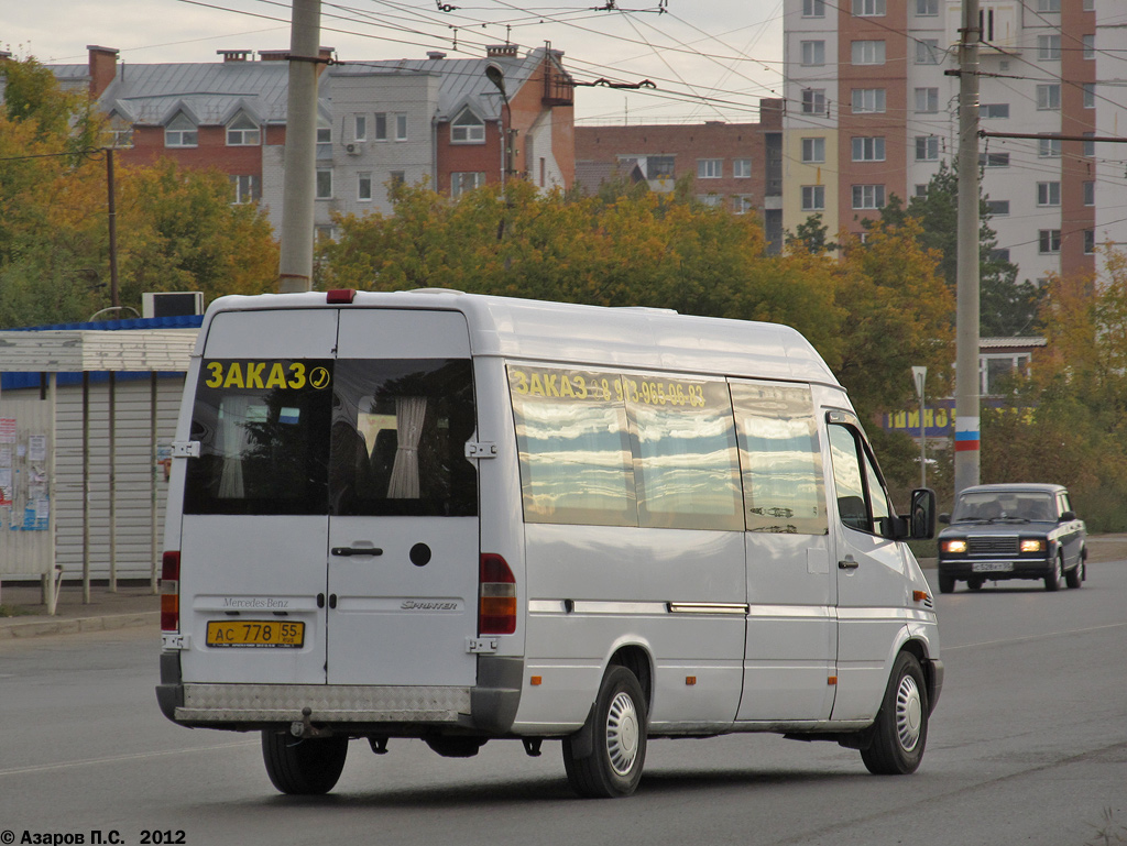 Омская область, Mercedes-Benz Sprinter W903 311CDI № АС 778 55