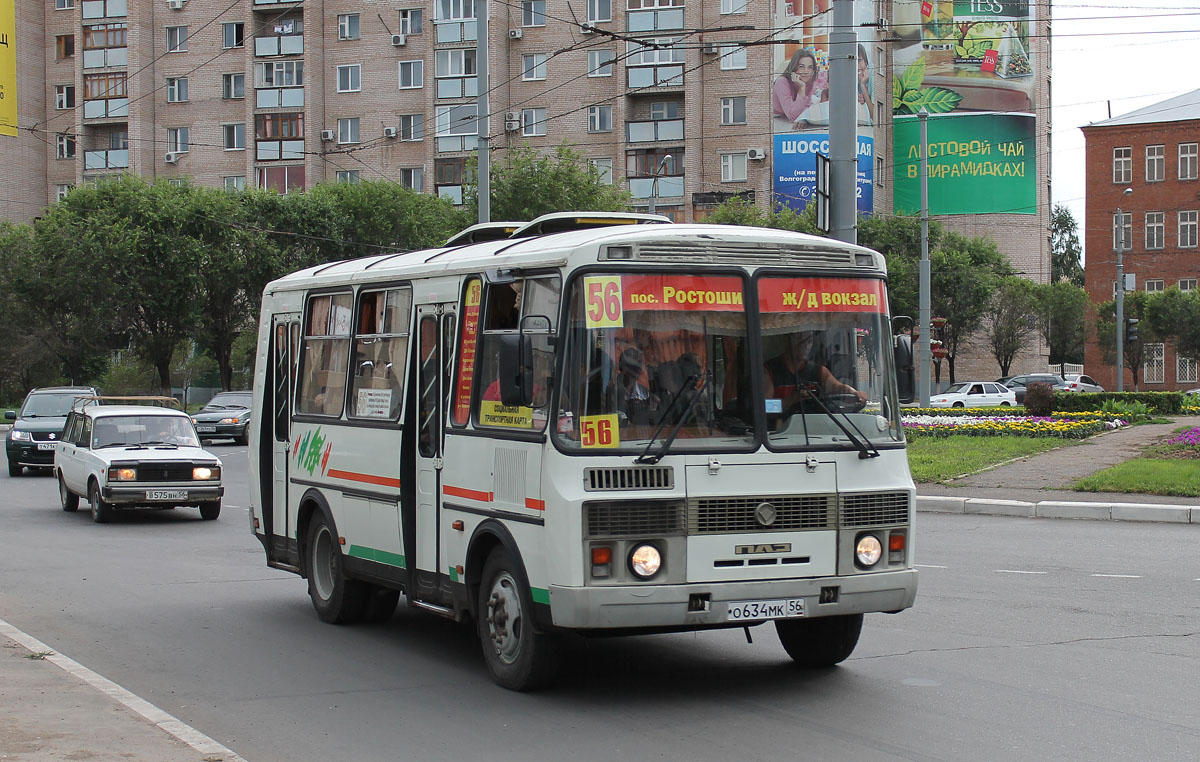 Оренбургская область, ПАЗ-32054-07 № О 634 МК 56