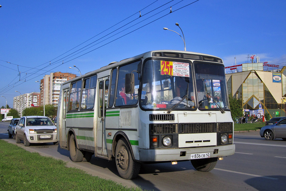 Кемеровская область - Кузбасс, ПАЗ-32054-07 № У 836 СВ 42