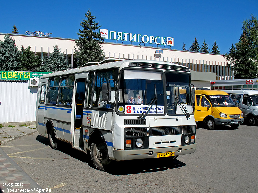 Ставропольский край, ПАЗ-32053 № ЕК 254 26