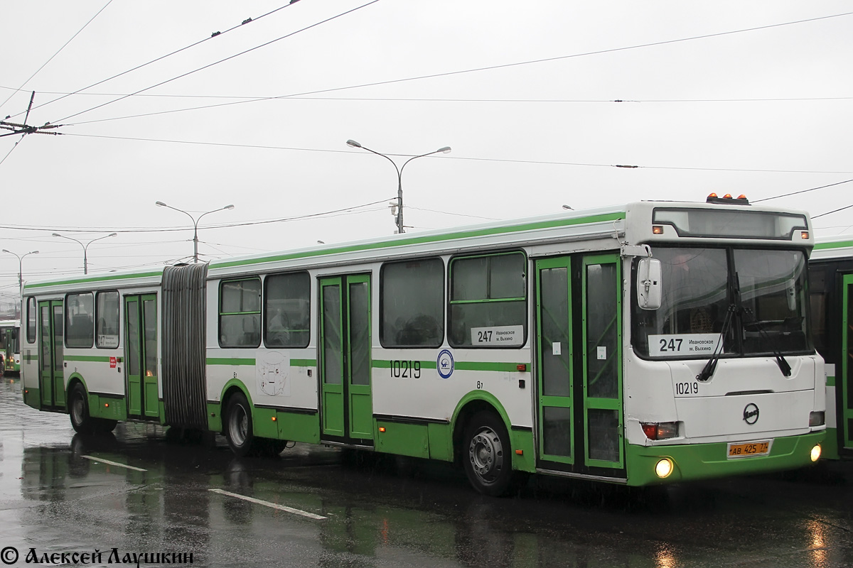 Москва, ЛиАЗ-6212.00 № 10219