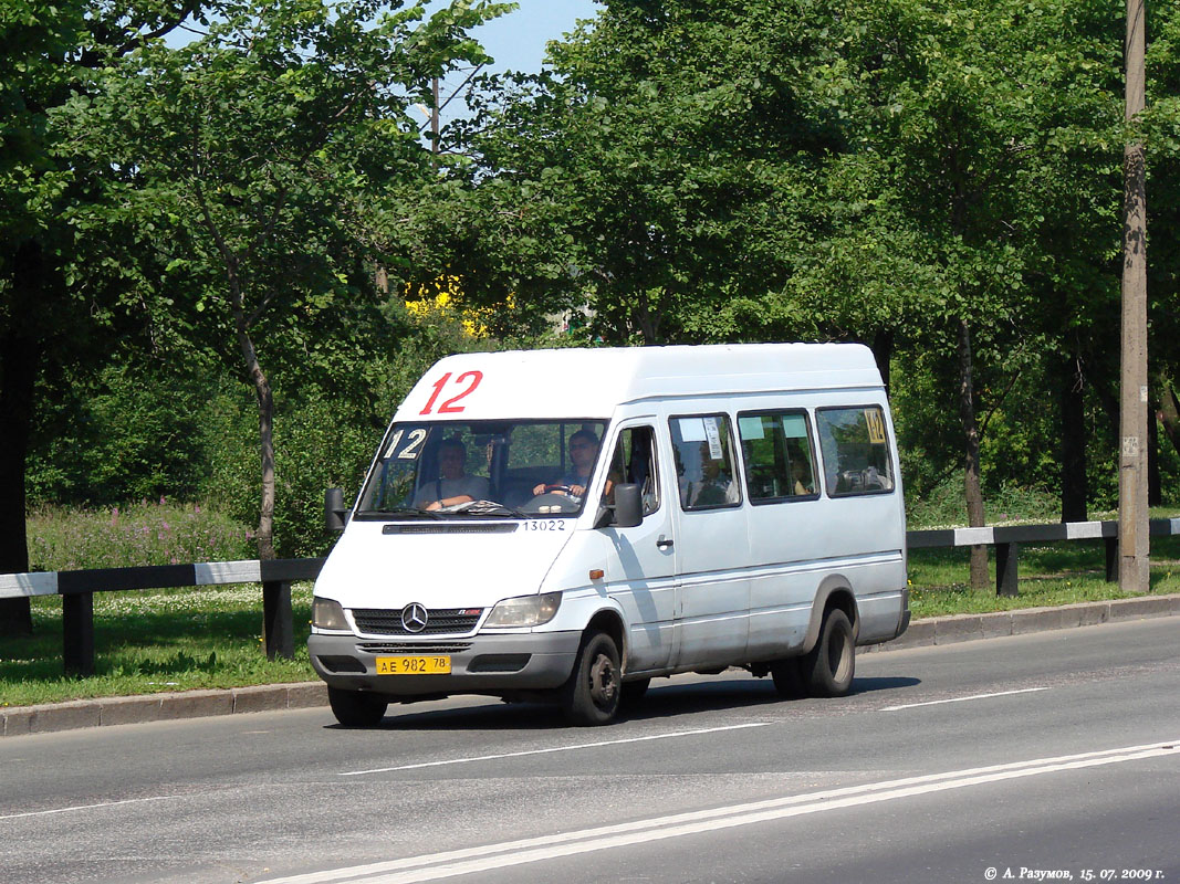 Санкт-Петербург, Mercedes-Benz Sprinter W904 408CDI № 13022