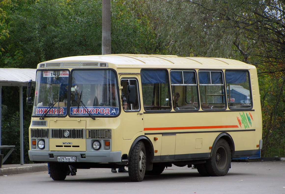 Нижегородская область, ПАЗ-32054 № В 097 КВ 152