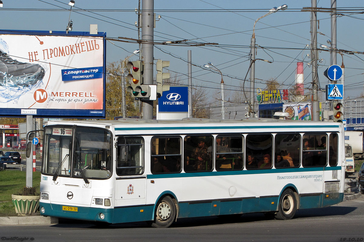 Нижегородская область, ЛиАЗ-5256.25 № 72001