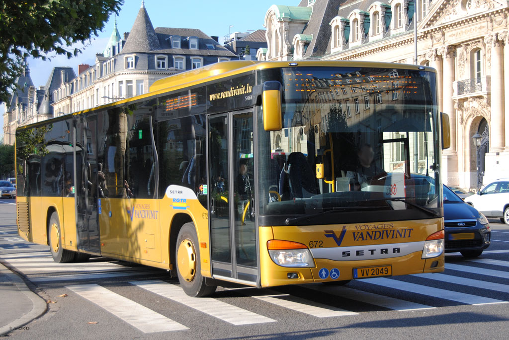 Luxembourg, Setra S416NF № 672