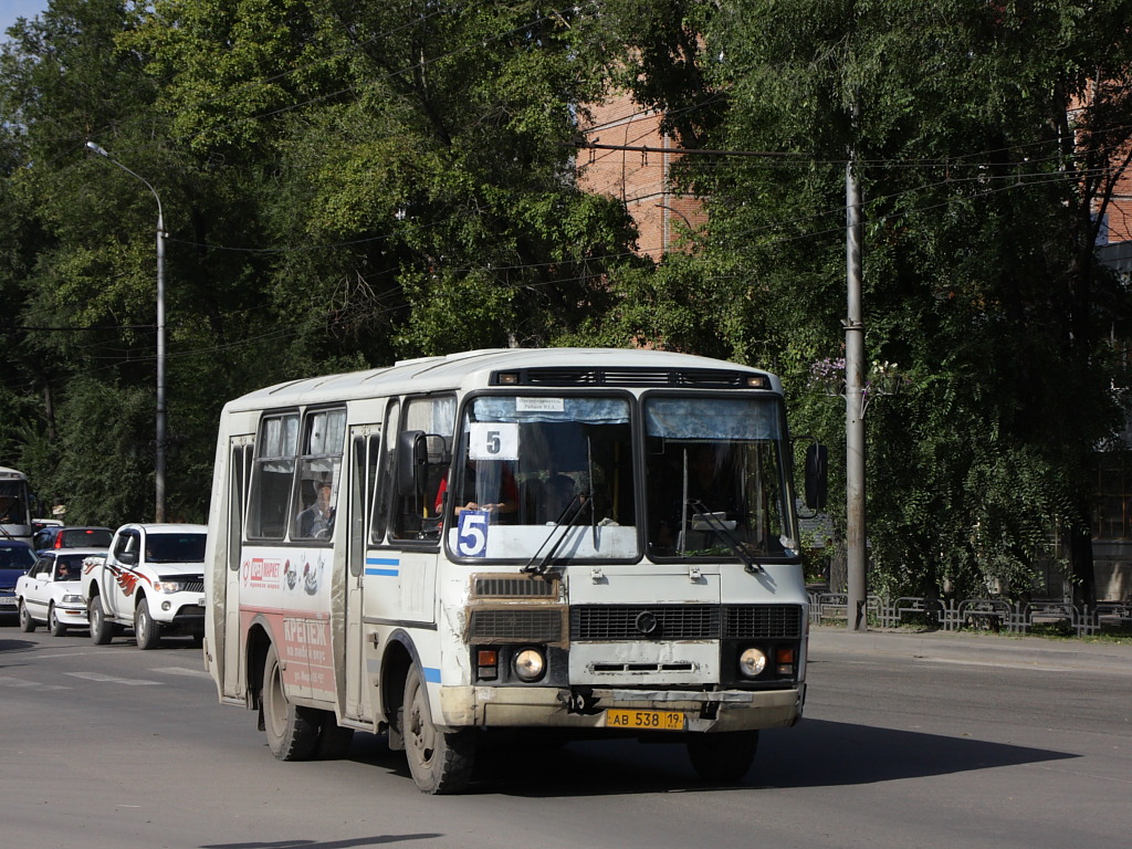 Хакасия, ПАЗ-32054 № АВ 538 19