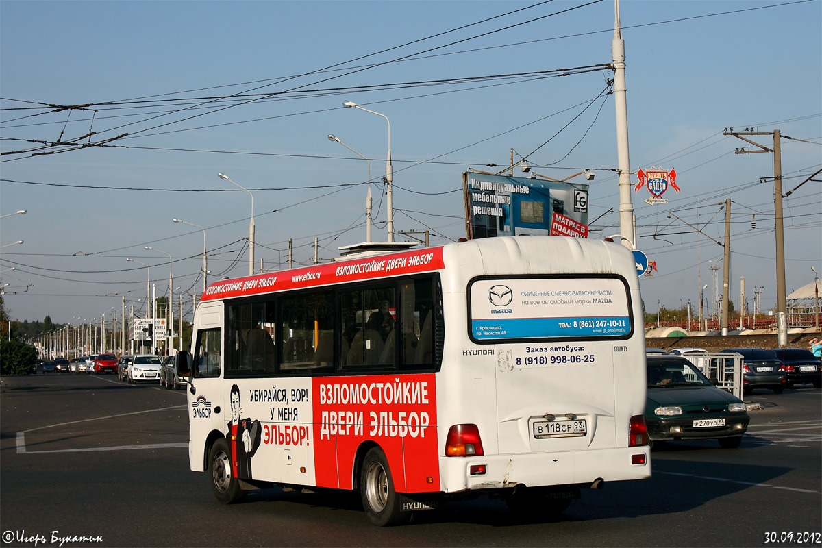 Краснодарский край, Hyundai County LWB C11 (ТагАЗ) № В 118 СР 93