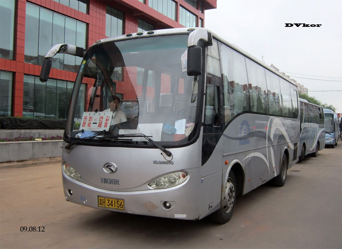 Китай, Higer KLQ6883Q (King Long) № 吉H 34156