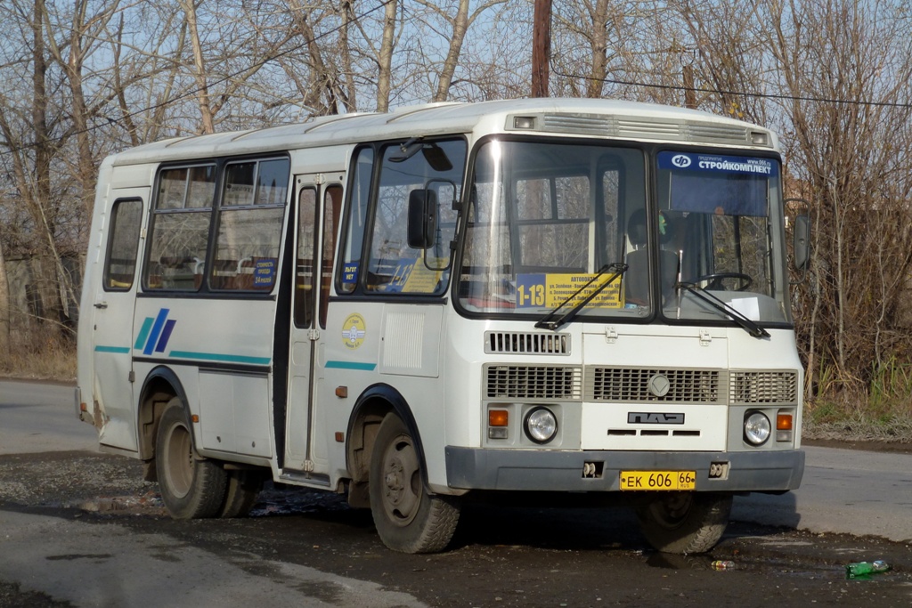 Свердловская область, ПАЗ-32053-110-07 № ЕК 606 66