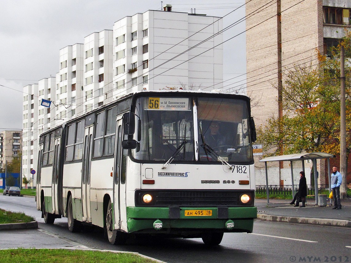 Санкт-Петербург, Ikarus 280.33O № 7182