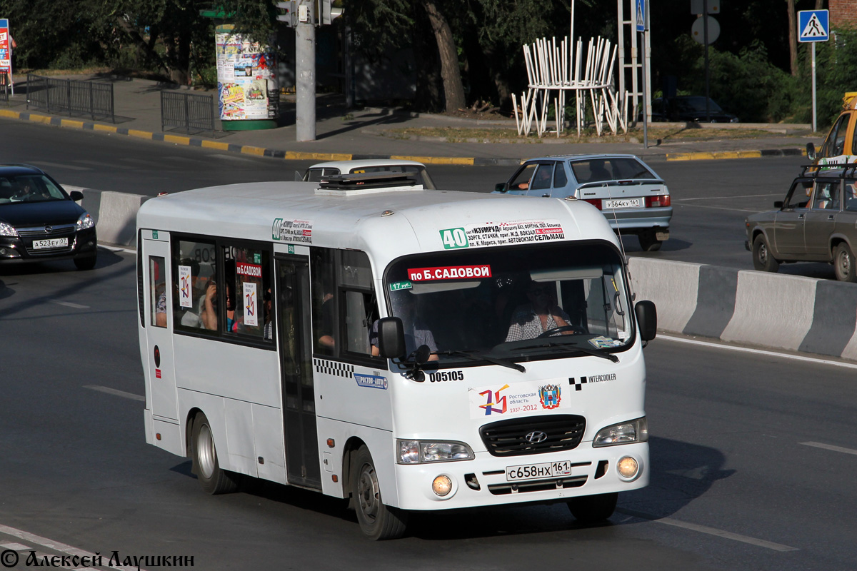 Ростовская область, Hyundai County LWB C09 (ТагАЗ) № 005105