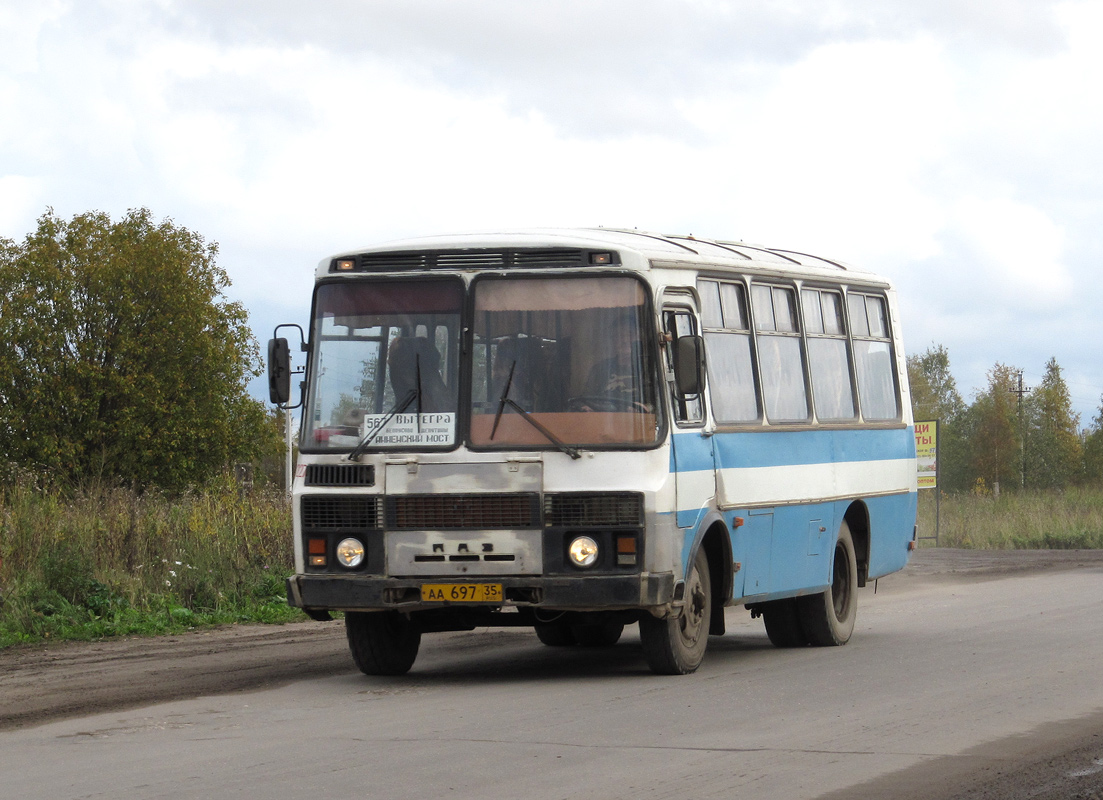 Вологодская область, ПАЗ-3205-110-50 № 0227