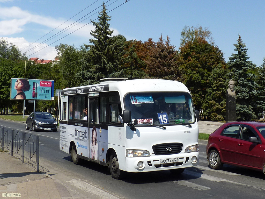 Kraj Krasnodarski, Hyundai County SWB C08 (TagAZ) Nr А 007 АА 123