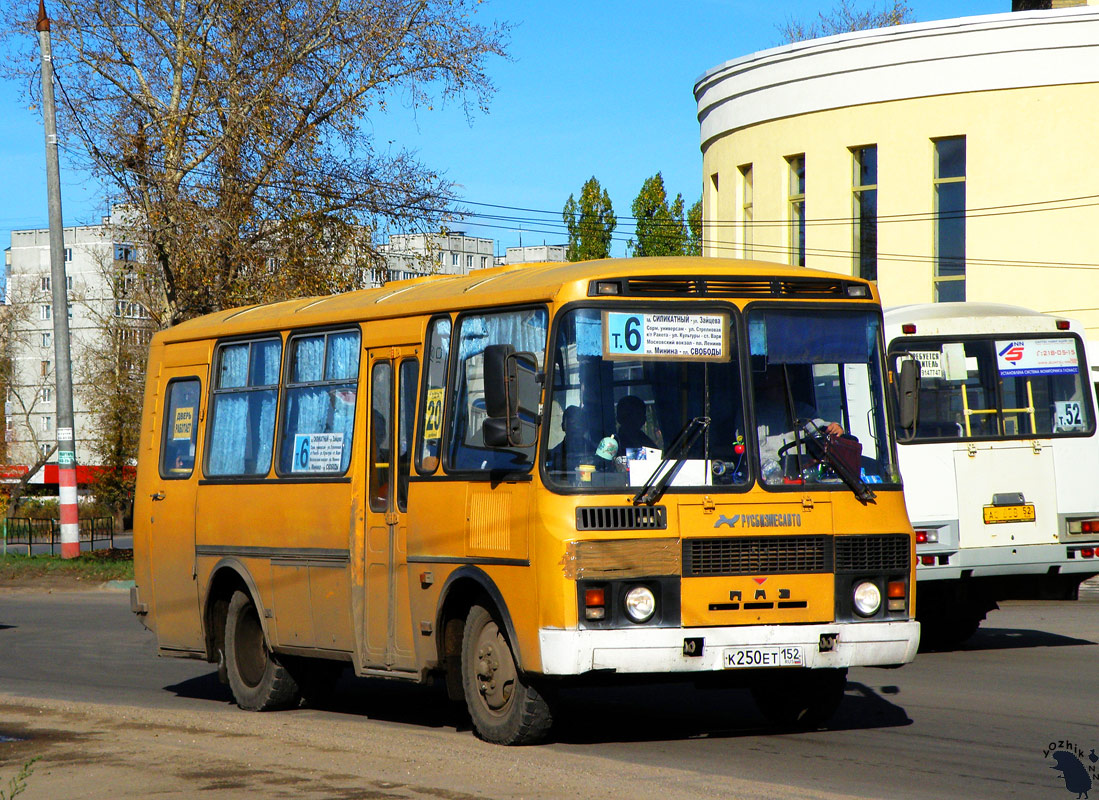 Нижегородская область, ПАЗ-32053 № К 250 ЕТ 152