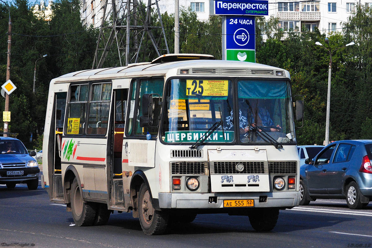 Нижегородская область, ПАЗ-32054 № АЕ 555 52