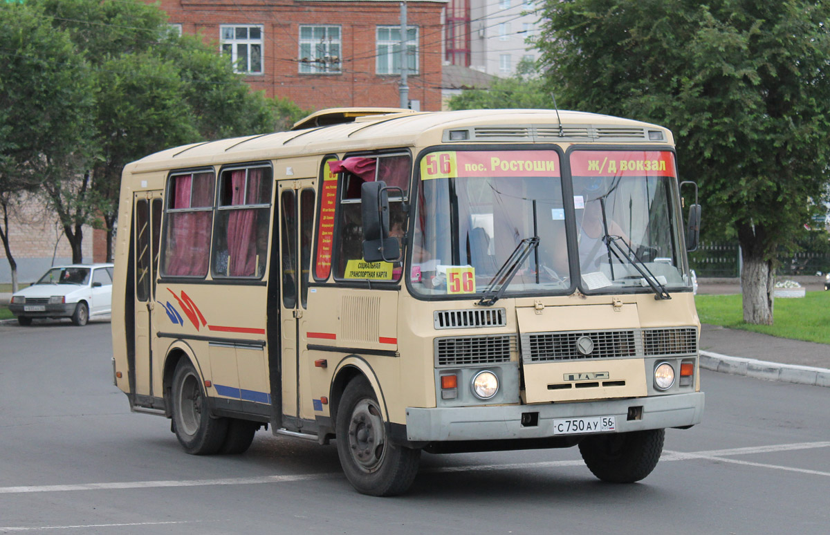 Orenburg region, PAZ-32054-07 Nr. С 750 АУ 56