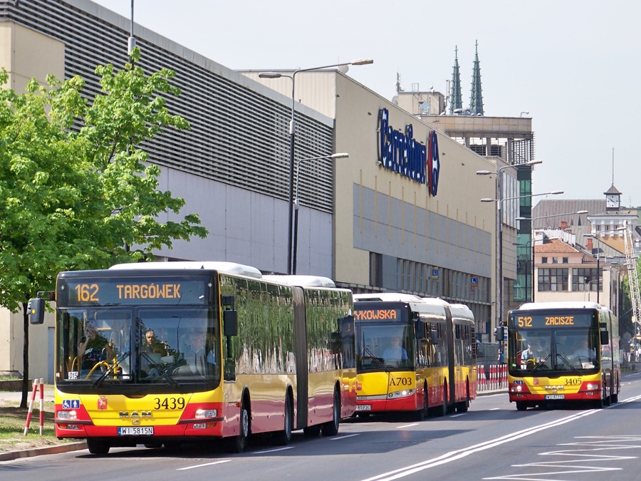 Польша, MAN A23 Lion's City G NG363 № 3439; Польша, MAN A23 Lion's City G NG363 № 3405
