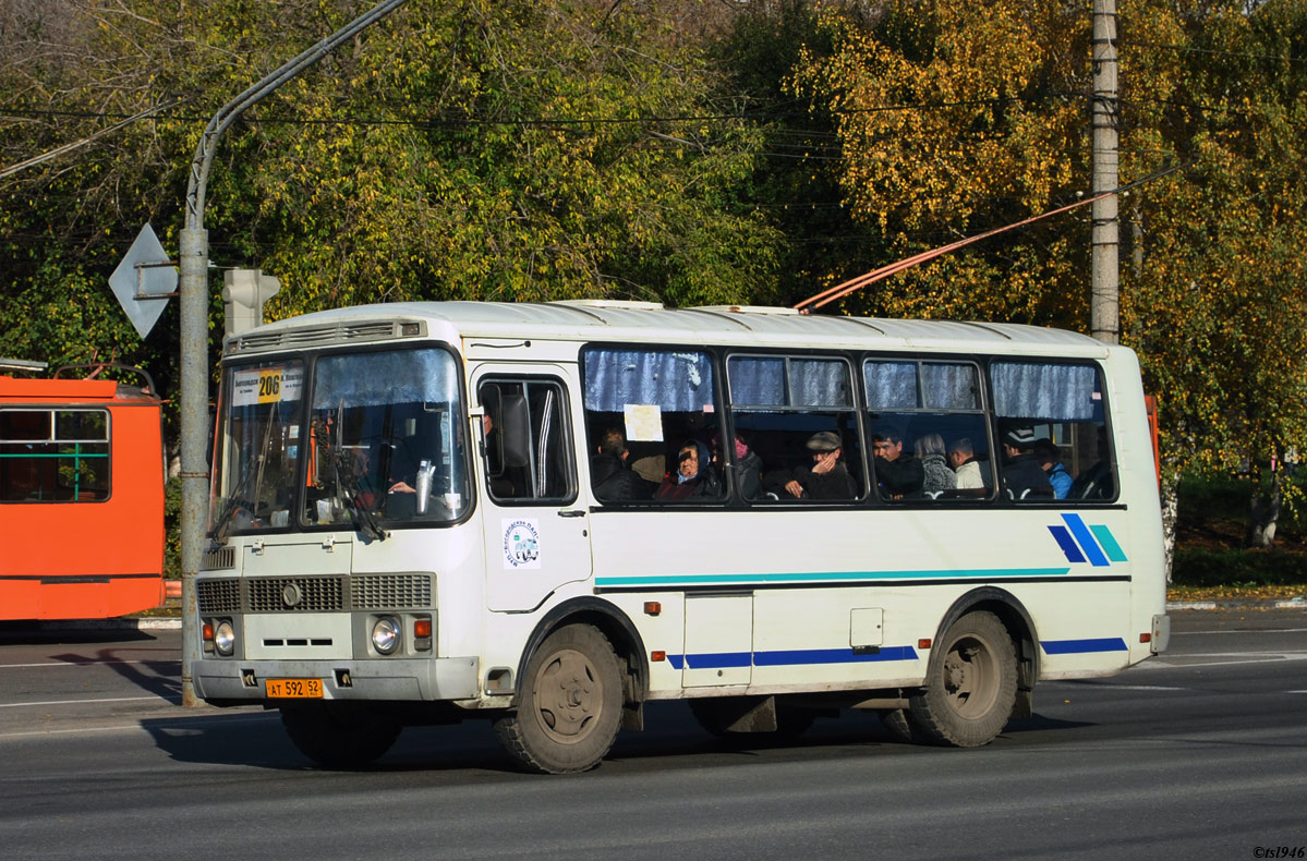 Нижегородская область, ПАЗ-32054 № АТ 592 52