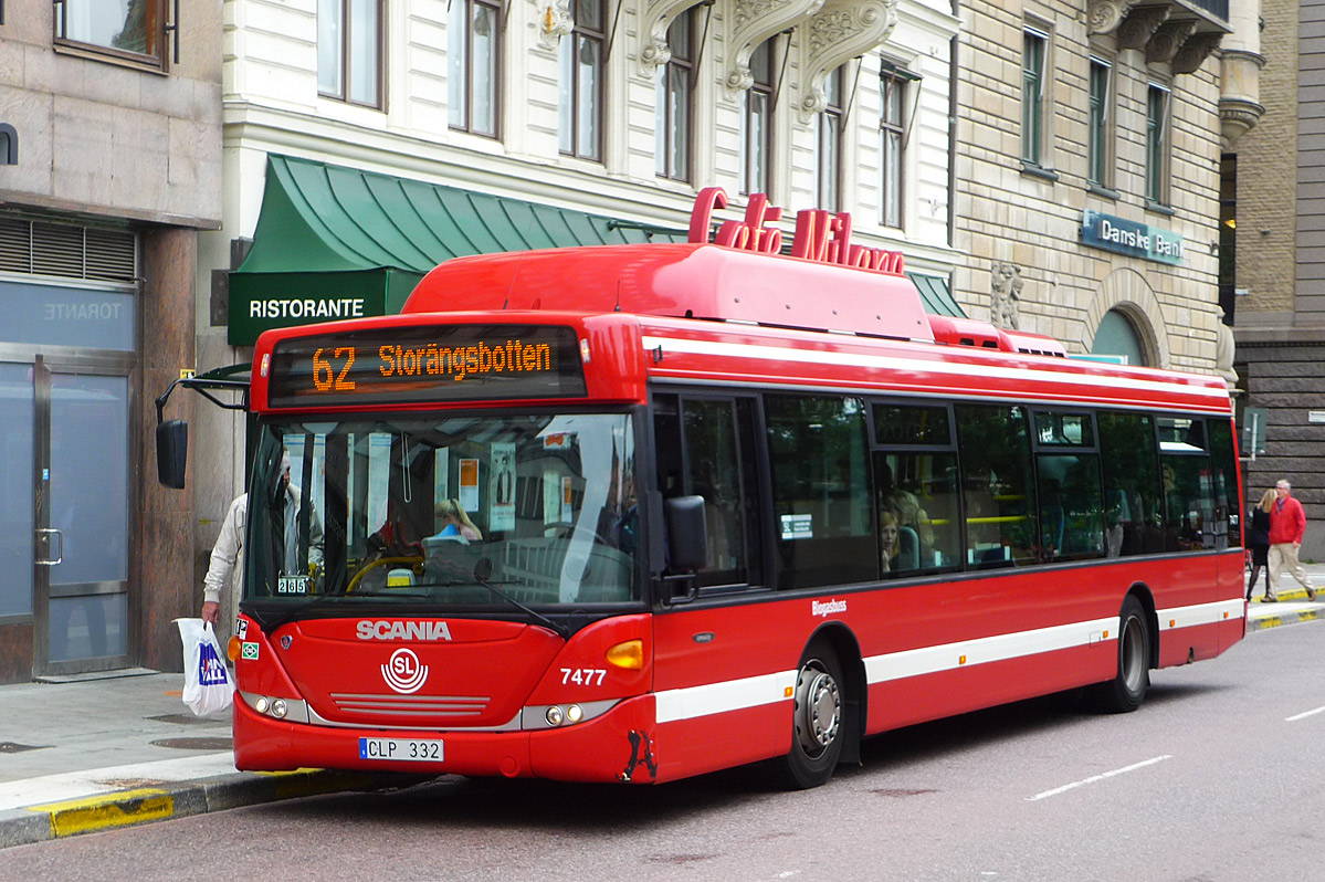 Швеция, Scania OmniCity II CNG № 7477