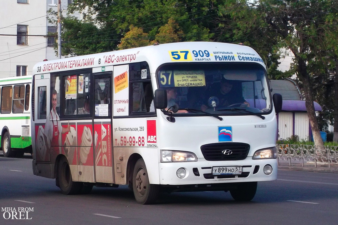 Орловская область, Hyundai County SWB (ТагАЗ) № У 899 НО 57