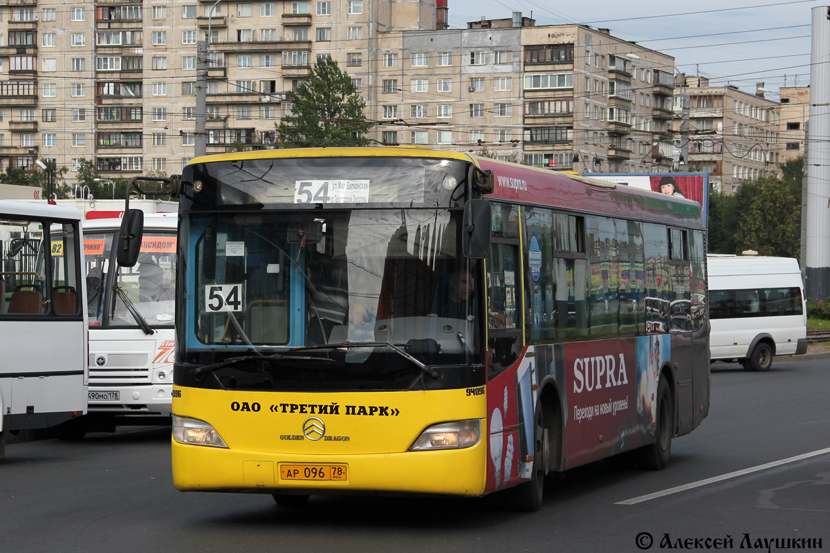 Санкт-Петербург, Golden Dragon XML6112UE № АР 096 78