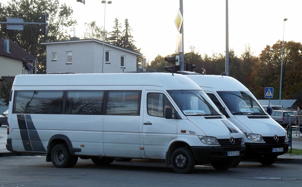 Литва, Mercedes-Benz Sprinter W904 411CDI № FRV 413