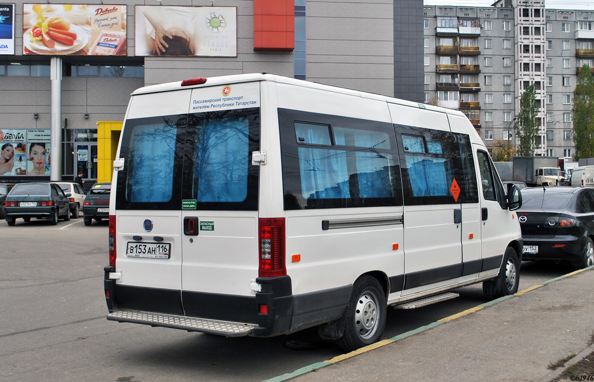 Татарстан, FIAT Ducato 244 CSMMC-RLL, -RTL № В 153 АН 116