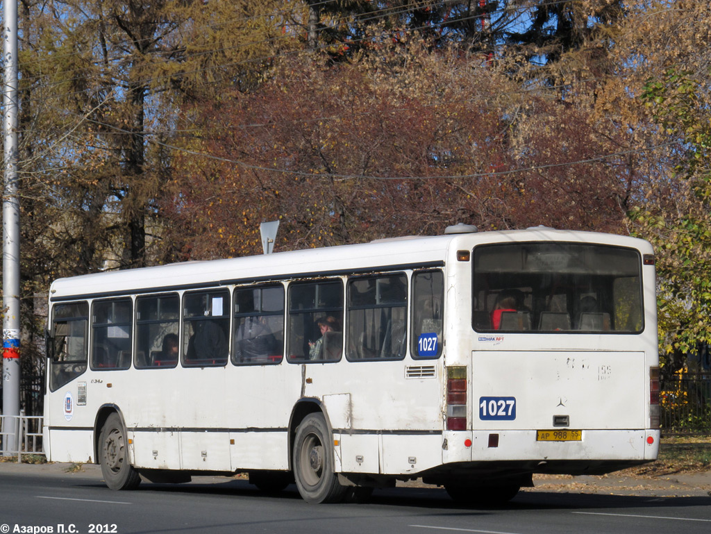 Омская область, Mercedes-Benz O345 № 1027