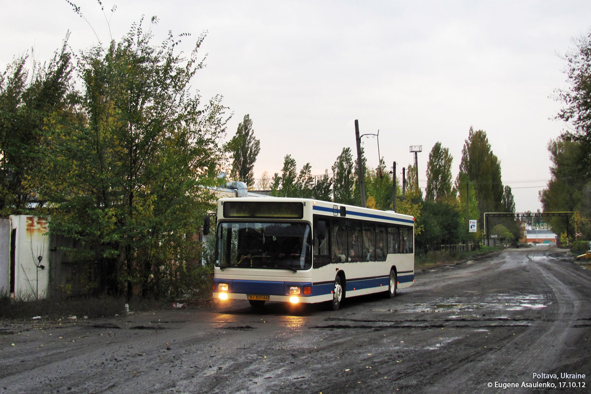 Полтавская область, MAN A10 NL202 № BI 3531 AA