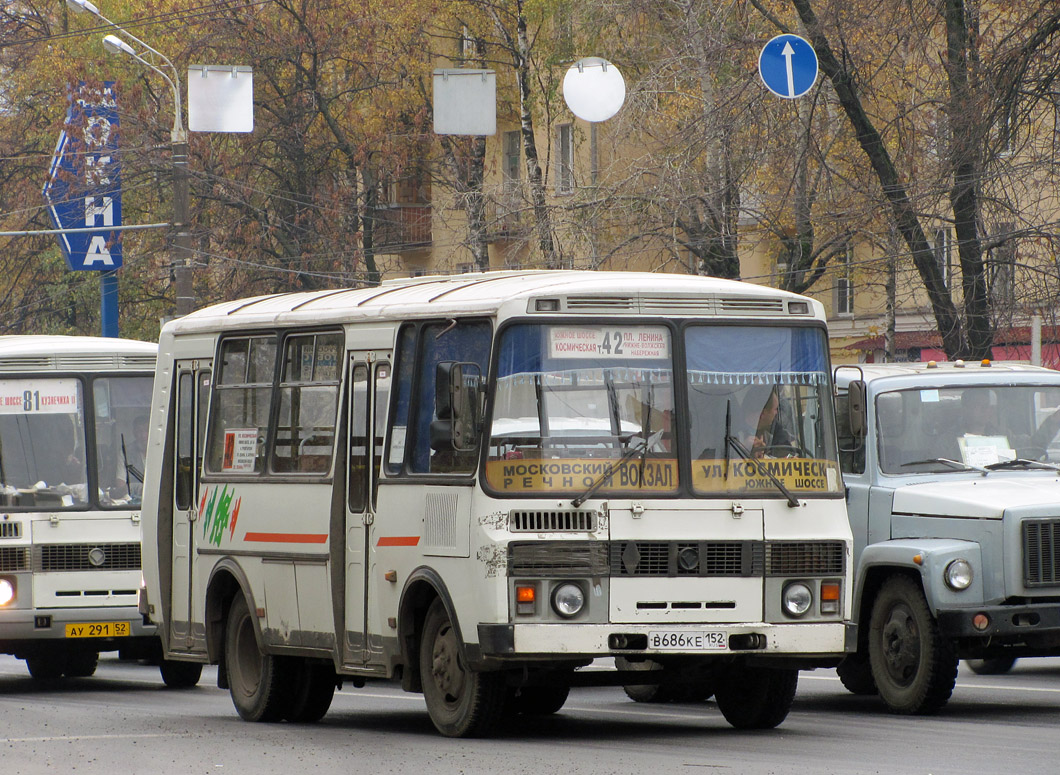 Нижегородская область, ПАЗ-32054 № В 686 КЕ 152